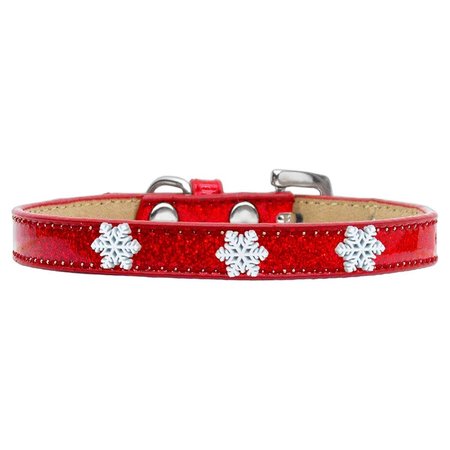 MIRAGE PET PRODUCTS Snowflake Widget Ice Cream Dog CollarRed Size 12 633-7 RD12